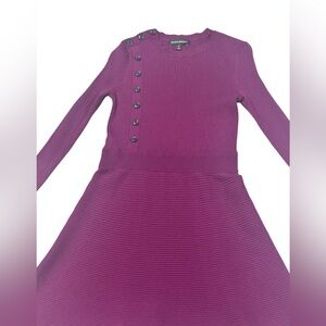 Banana Republic Stylish Purple Sweater Dress
